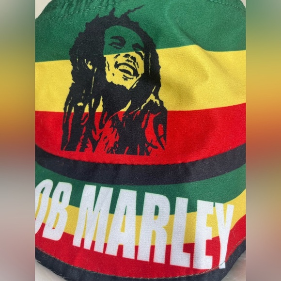 Bob Marley Rasta Bucket Hat - Picture 2 of 3